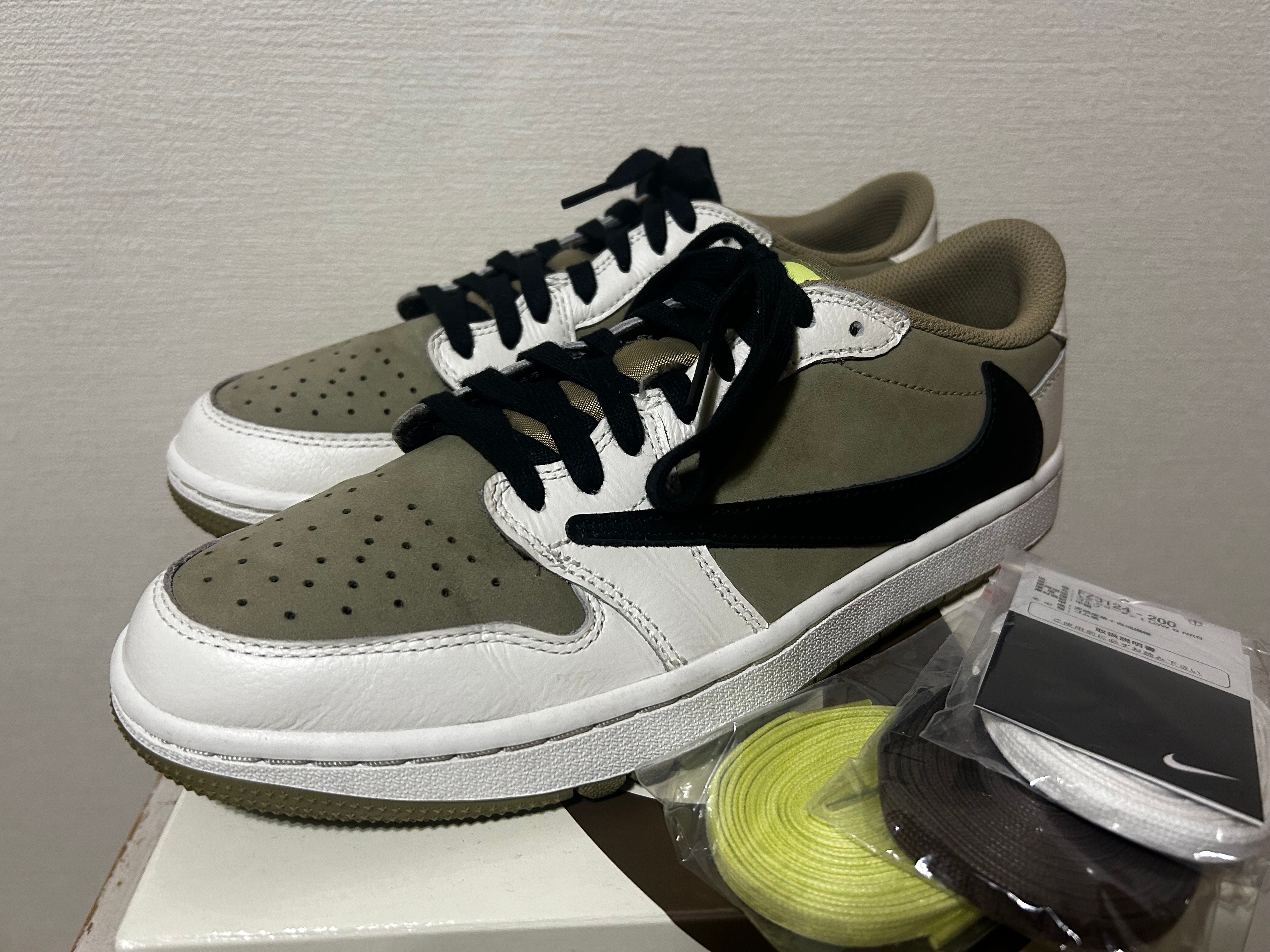 Travis Scott × Nike Air Jordan 1 Low Golf NRG "Neutral Olive"