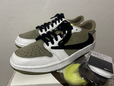 Travis Scott × Nike Air Jordan 1 Low Golf NRG "Neutral Olive"