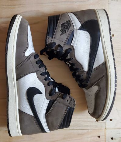 Travis Scott × Nike Air Jordan 1 Retro High OG TS SP "Sail/Dark Mocha"