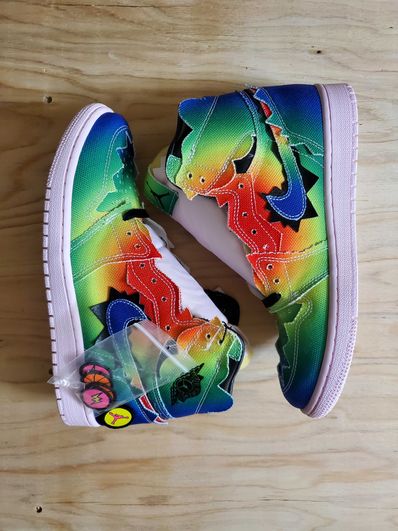 J Balvin × Nike Air Jordan 1 High OG "Rainbow"
