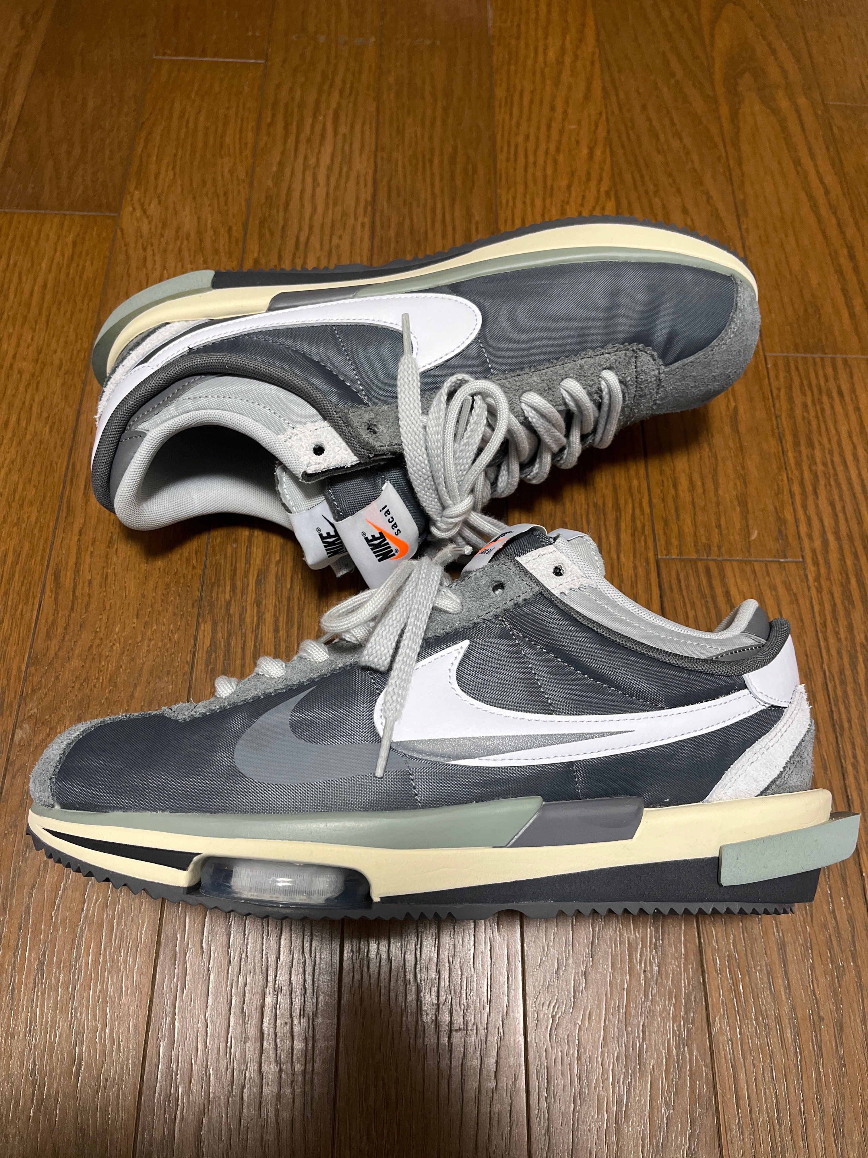 sacai × Nike Zoom Cortez "Iron Grey"