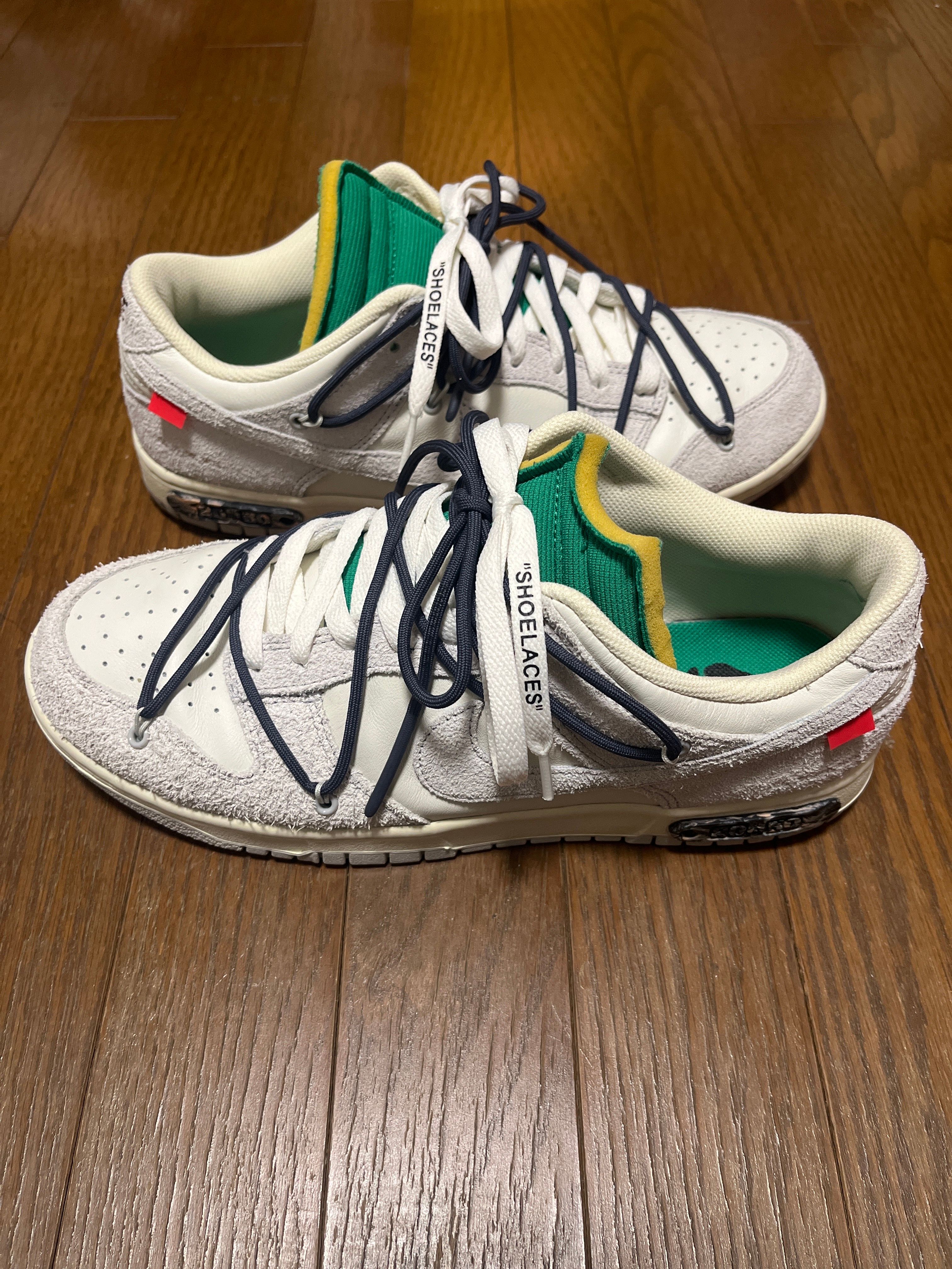 Off-White × Nike Dunk Low "Sail/Neutral Grey/Gridiron"