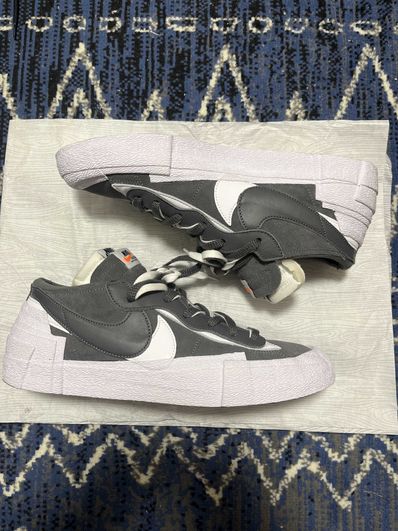 Sacai × Nike Blazer Low "Iron Grey"