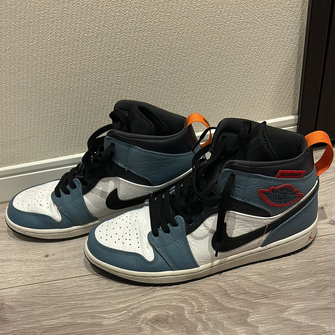 FACETASM × Nike Air Jordan 1 Mid "White/Navy"
