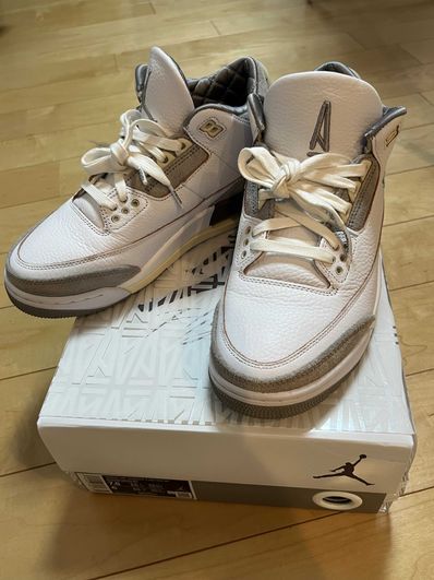 A Ma Maniere × Nike Women's Air Jordan 3 Retro SP "White/Medium Grey Violet Ore"