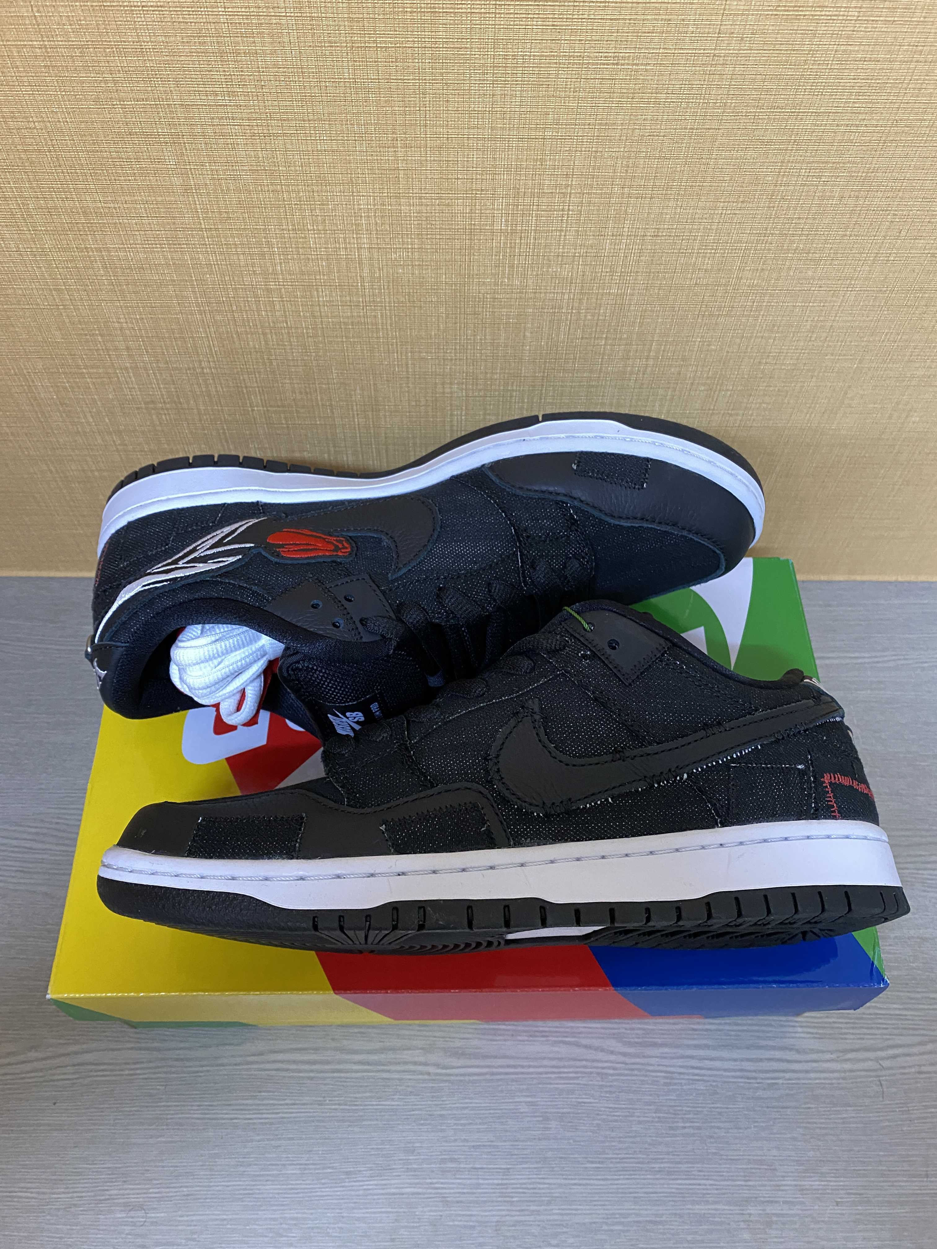 Wasted Youth × Nike SB Dunk Low "Black Denim" / VERDY