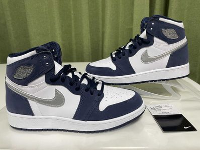Nike GS Air Jordan 1 High OG CO.JP "Midnight Navy" (2020)(ブリーフケースなし)
