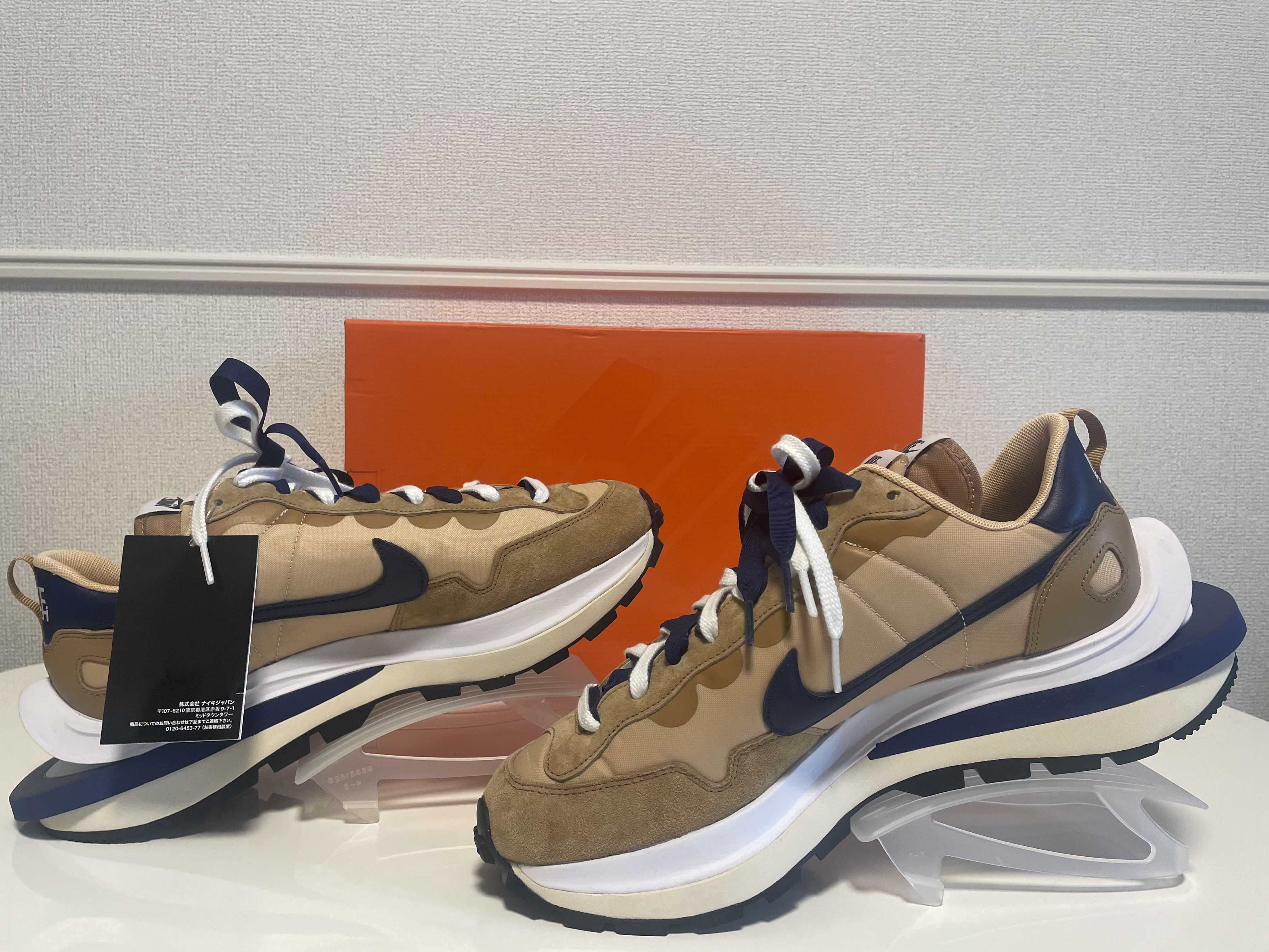 Sacai × Nike Vapor Waffle "Sesame And Blue Void"