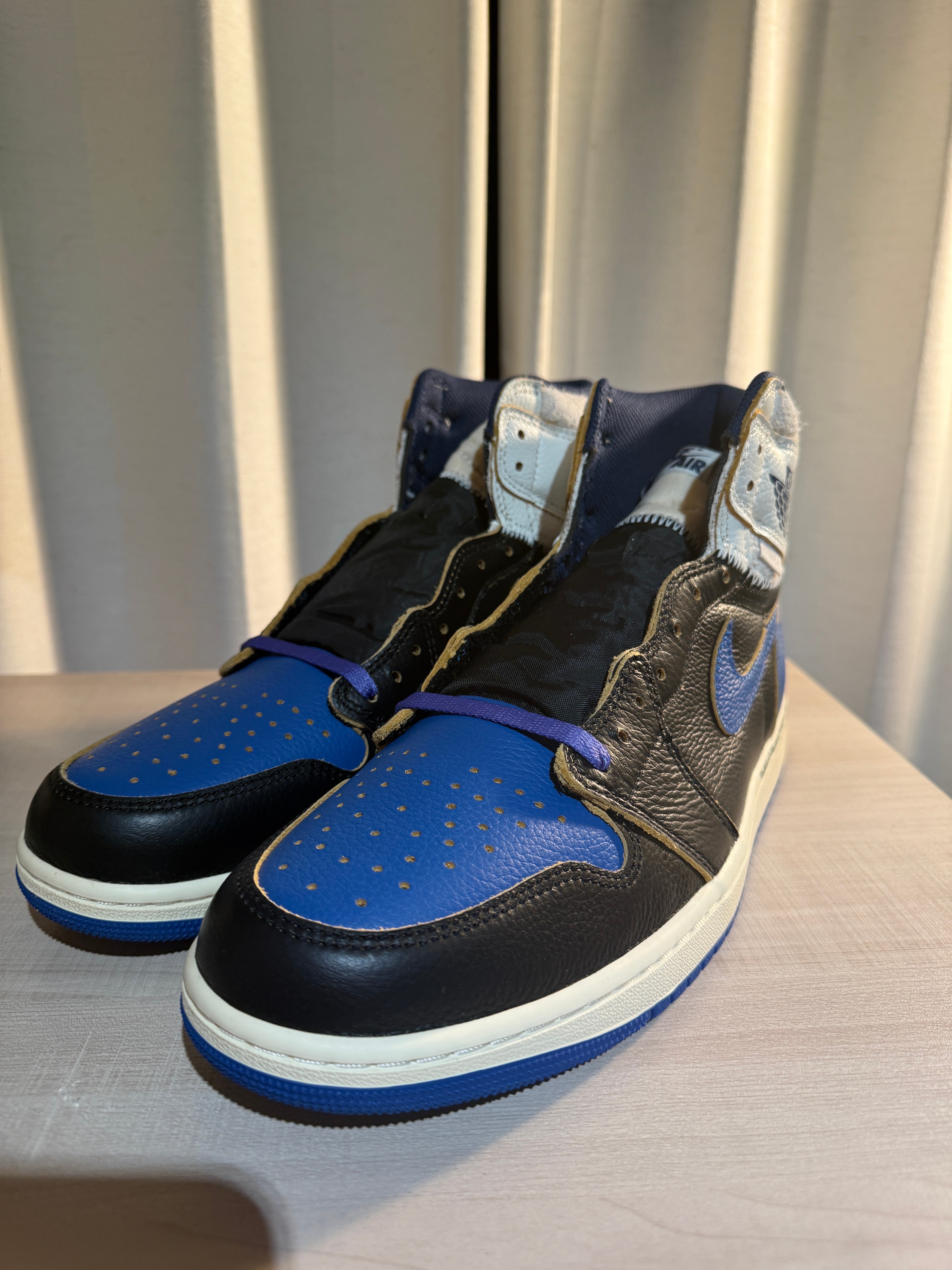 fragment design × UNION × Nike Air Jordan 1 High OG "Sport Royal"