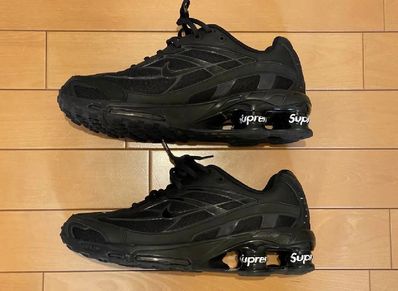 Supreme × Nike Shox Ride 2 "Black/Black-White"