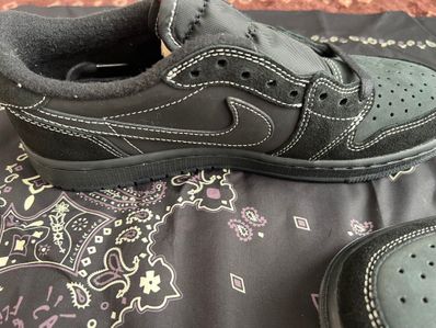 Travis Scott × Nike Air Jordan 1 Low OG SP "Black Phantom"