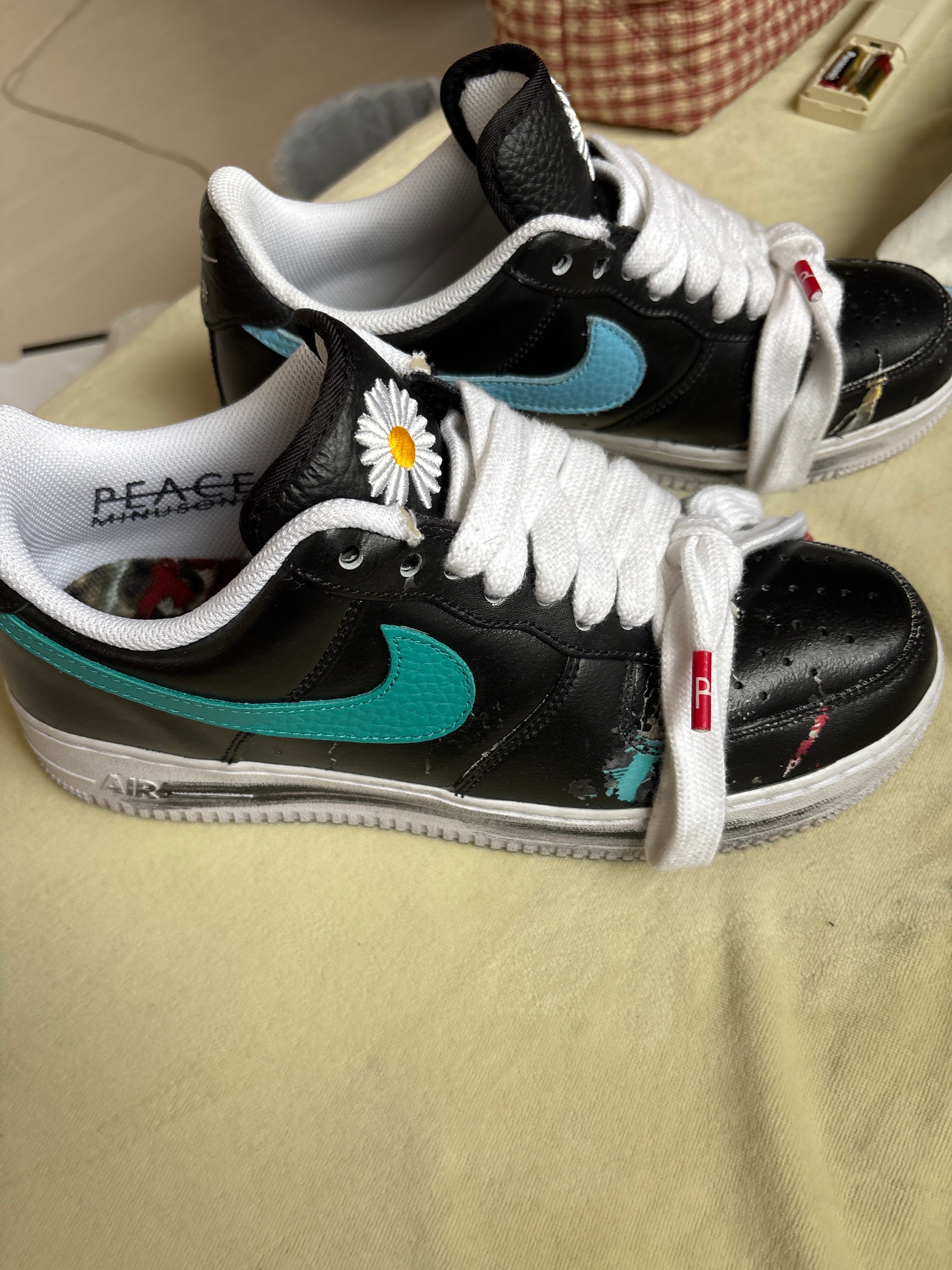 PEACEMINUSONE × Nike Air Force 1 Low '07 Para-Noise 3.0 "Black and Multi-Color" / G-DRAGON