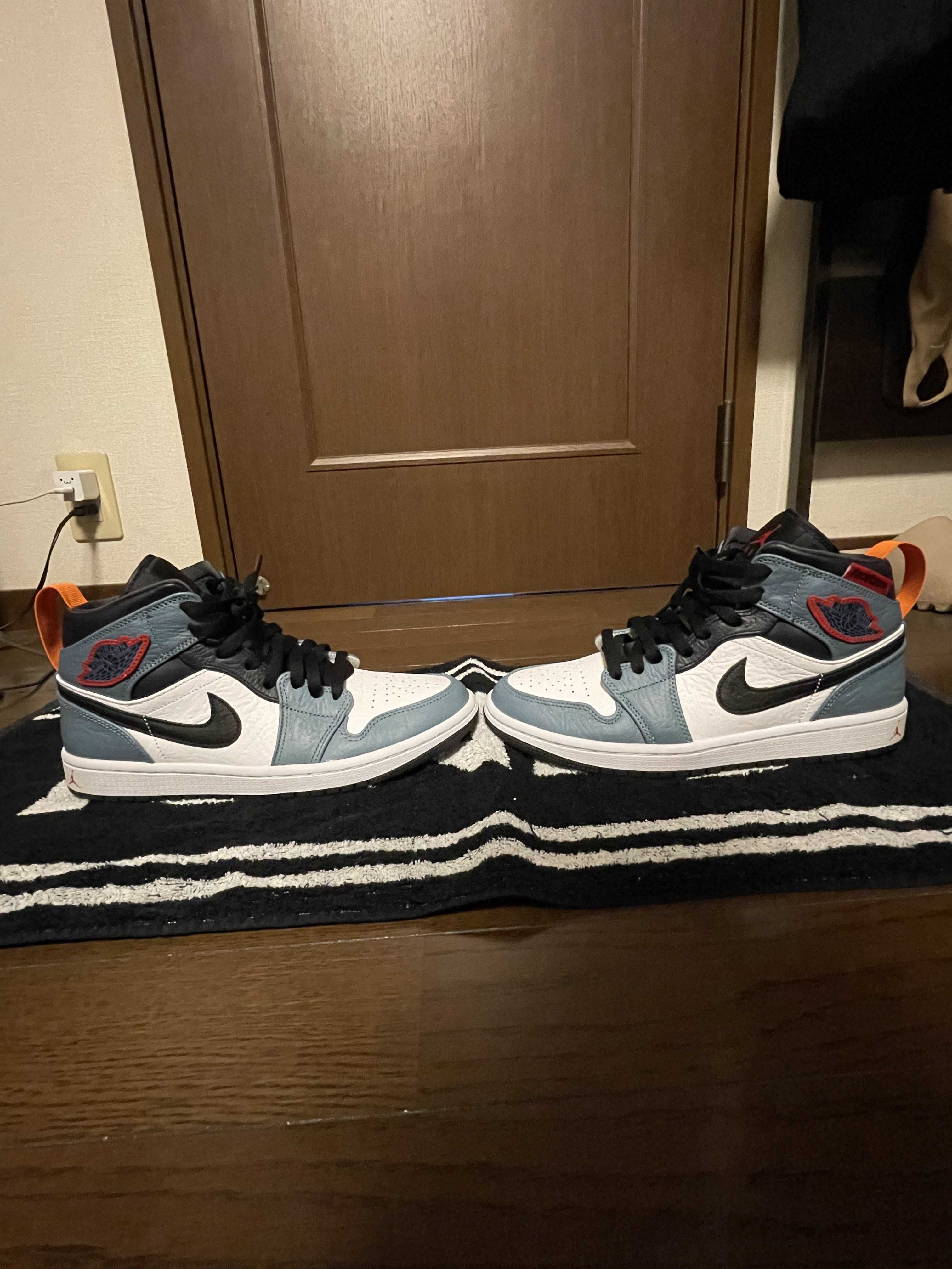 FACETASM × Nike Air Jordan 1 Mid "White/Navy"