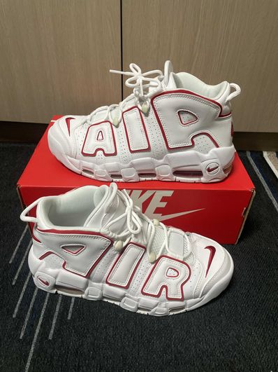 NIKE AIR MORE UPTEMPO "WHITE/VARSITY RED" (2021)