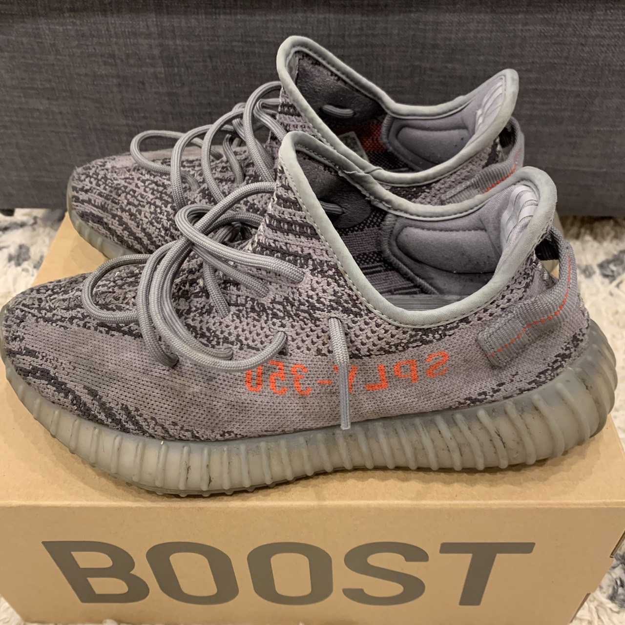 adidas Yeezy Boost 350 V2 "Grey/Bold Orange/DGH Solid Grey"