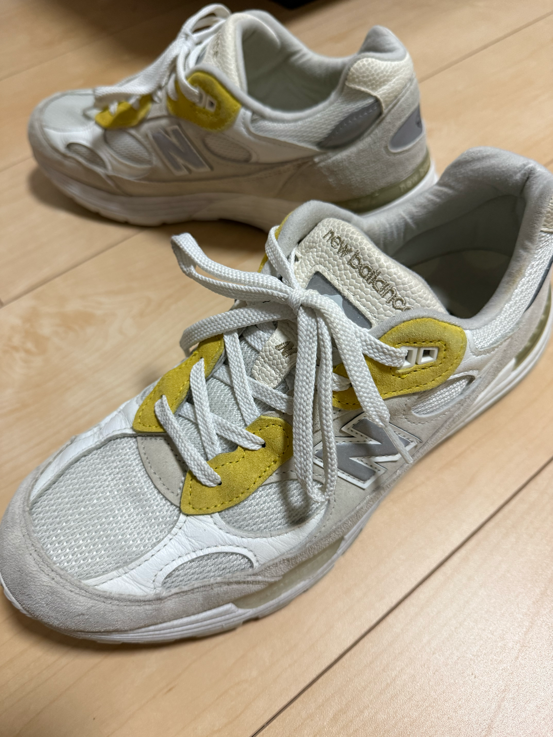 Paperboy × New Balance 992 "Fried Egg"