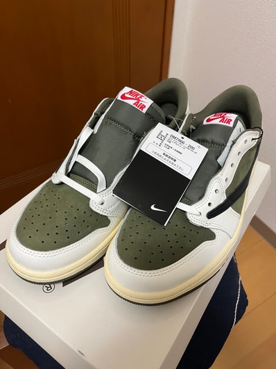 Travis Scott × Nike Air Jordan 1 Low OG SP "Reverse Olive"