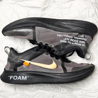 Off-White × Nike Zoom Fly "Black"