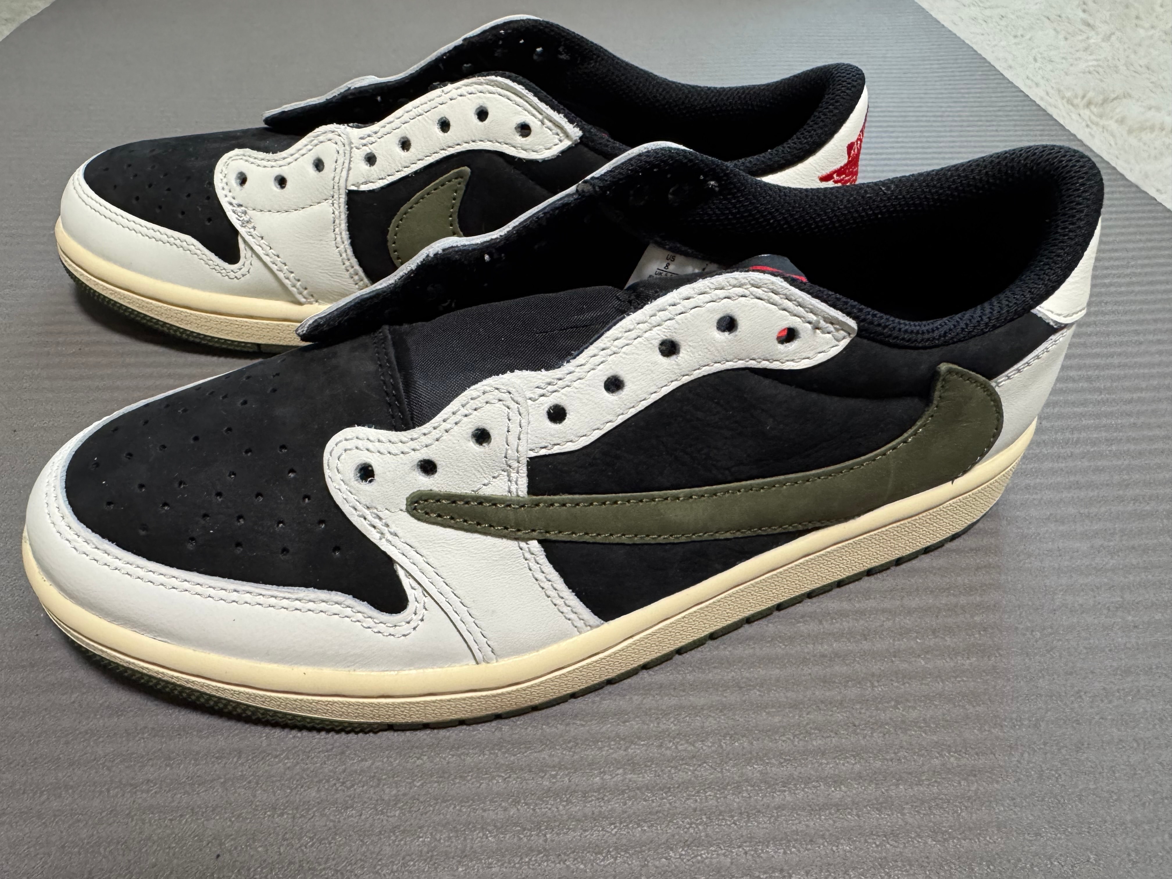 Travis Scott × Nike Women's Air Jordan 1 Low OG "Medium Olive"