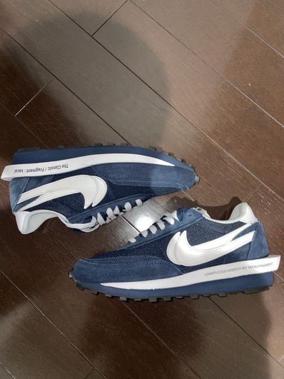 Fragment × sacai × Nike LD Waffle "Blackended Blue"