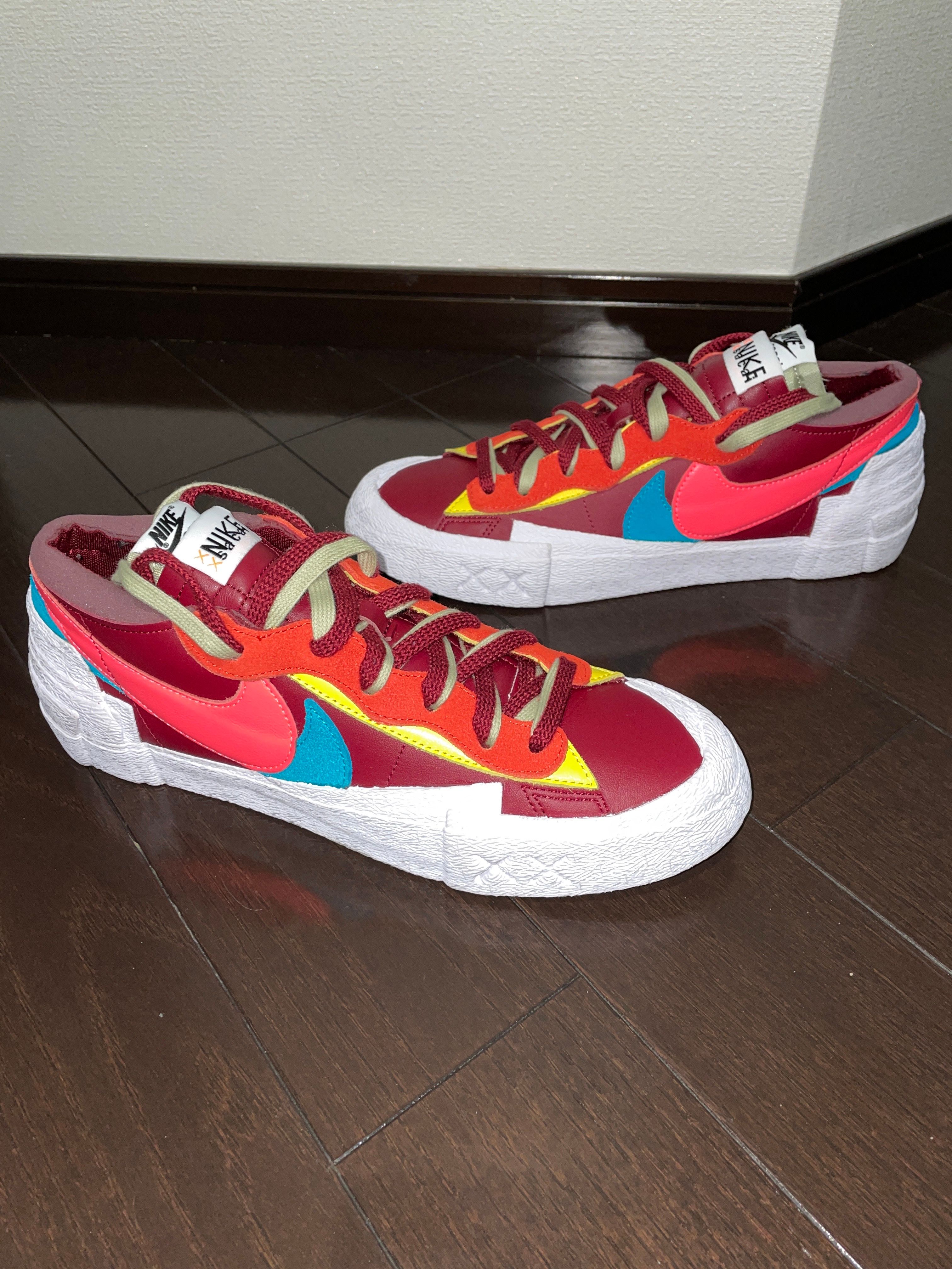 KAWS × sacai × Nike Blazer Low "Team Red"