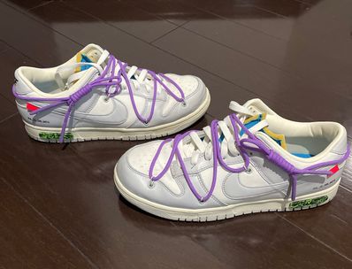 Off-White × Nike Dunk Low "Sail/Neutral Gray"