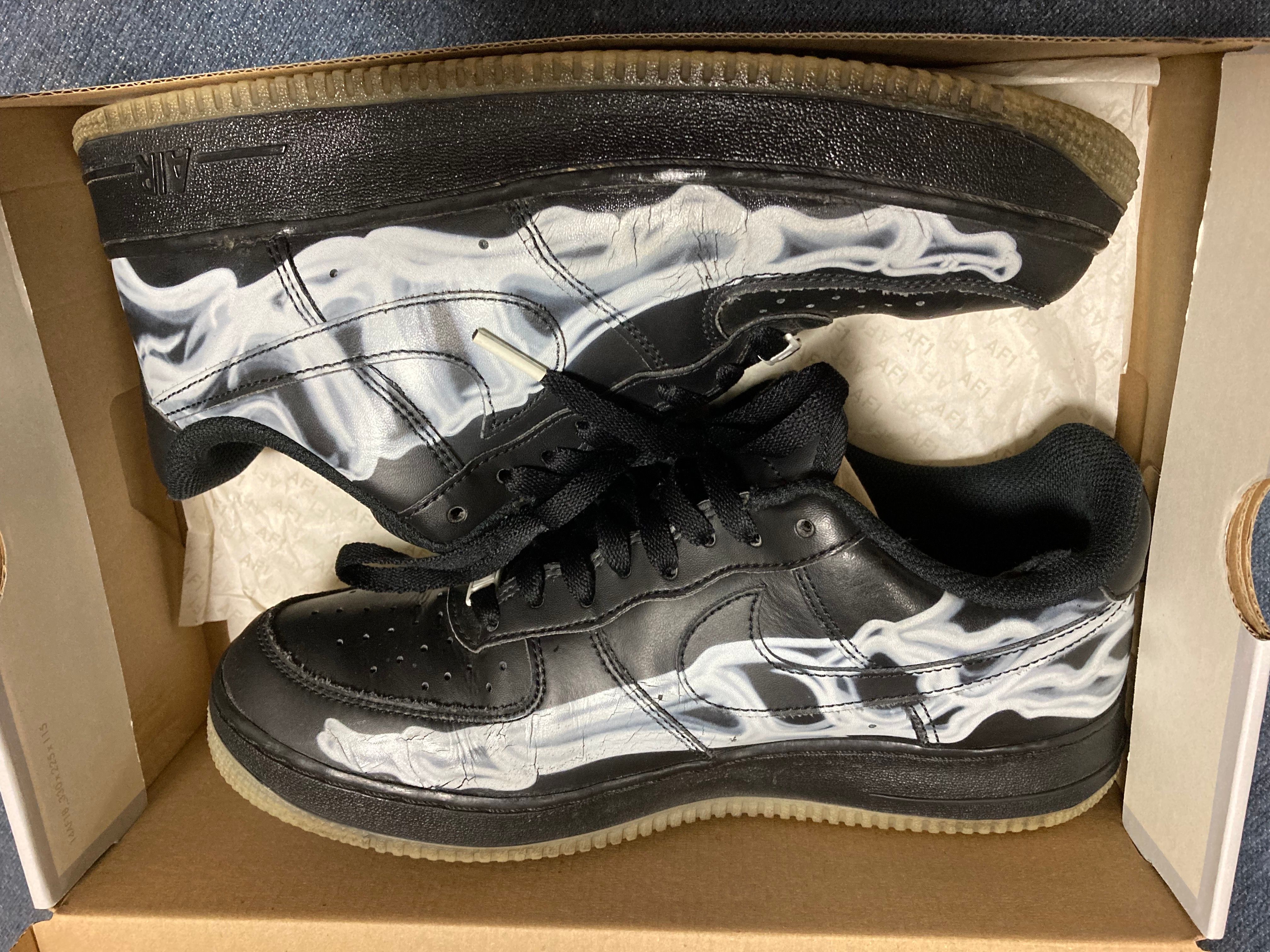 Nike Air Force 1 Low "Black Skeleton"