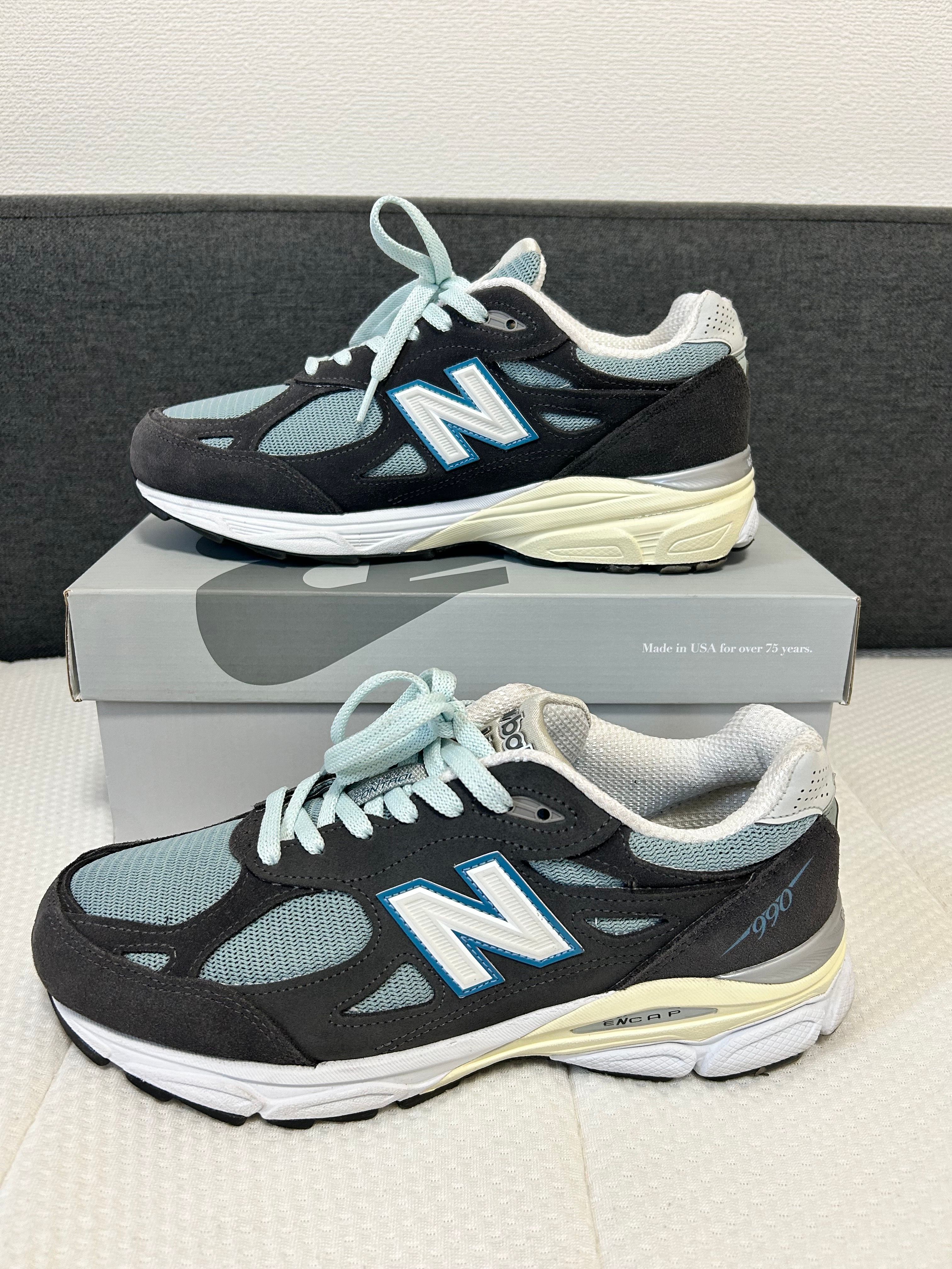KITH × New Balance 990V3 "Steel Blue"