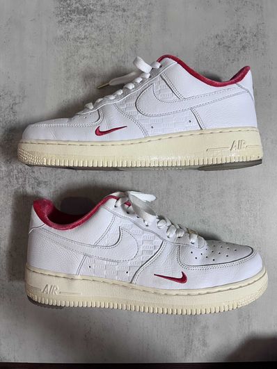 KITH × Nike Air Force 1 Low "White/Red"
