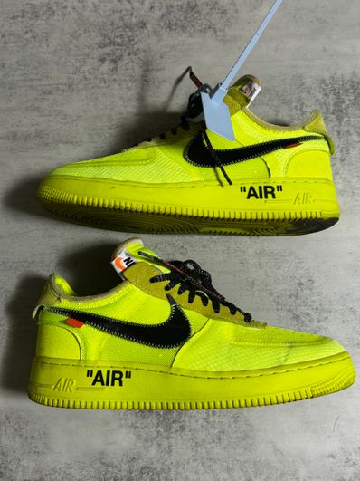 Off-White × Nike Air Force 1 Low "Volt"
