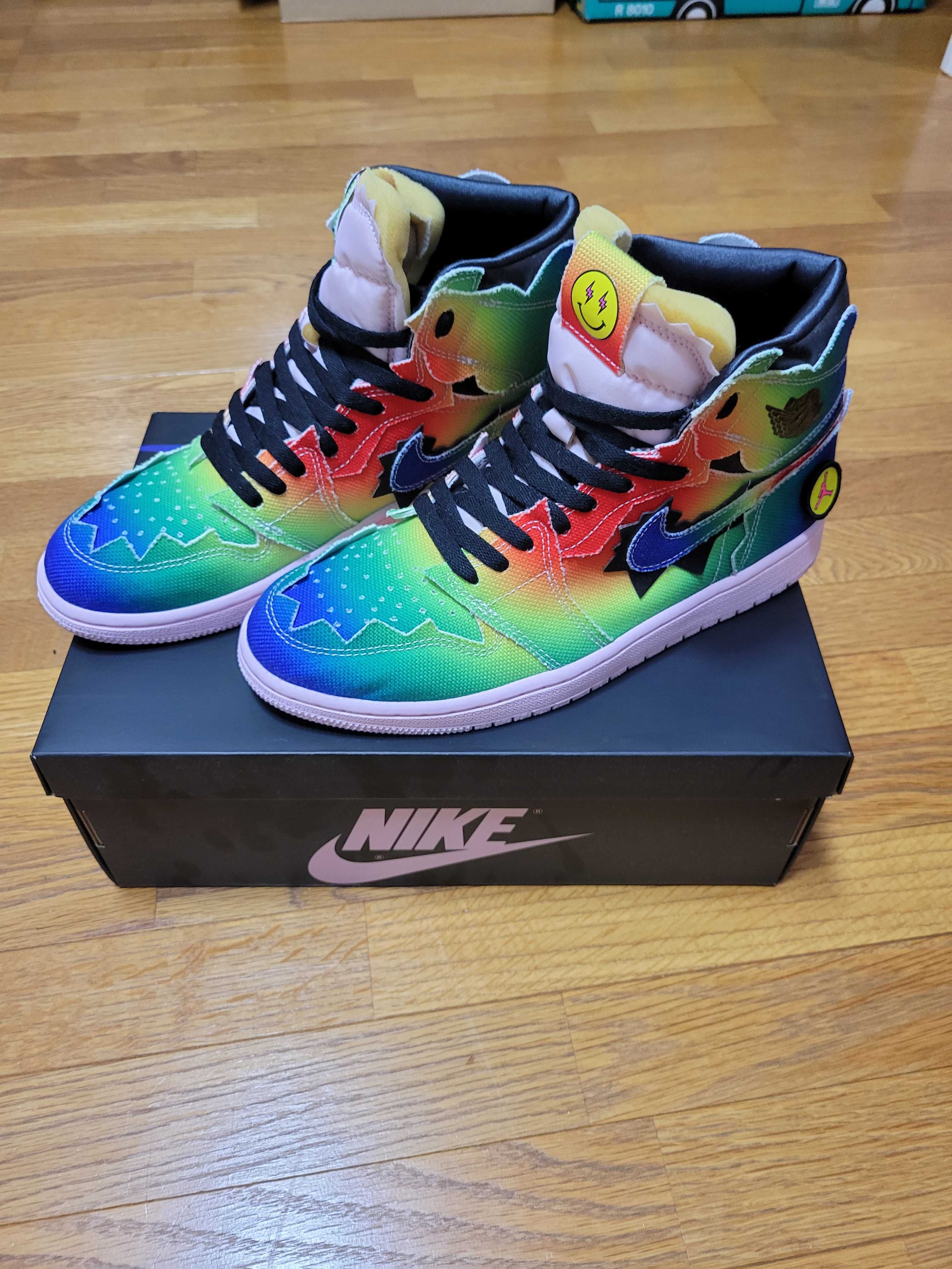 J Balvin × Nike Air Jordan 1 High OG "Rainbow"
