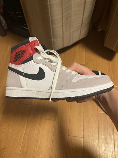 Nike Air Jordan 1 High OG "White/Black/Light Smoke Grey"