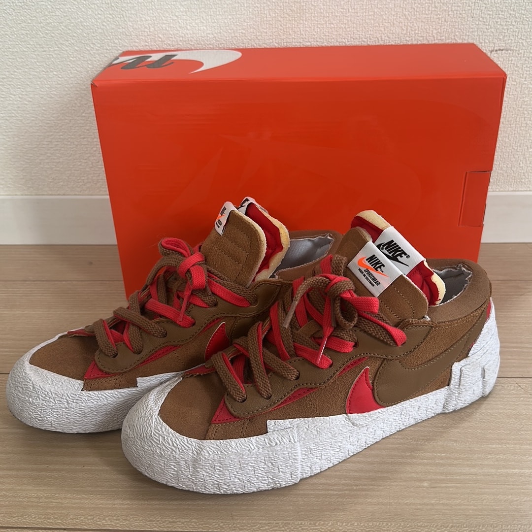 SACAI × NIKE BLAZER LOW "BRITISH TAN"