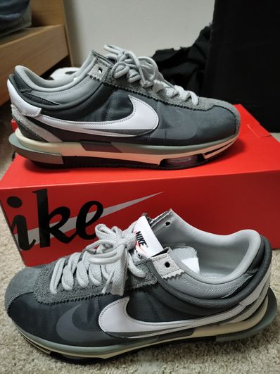 sacai × Nike Zoom Cortez "Iron Grey"