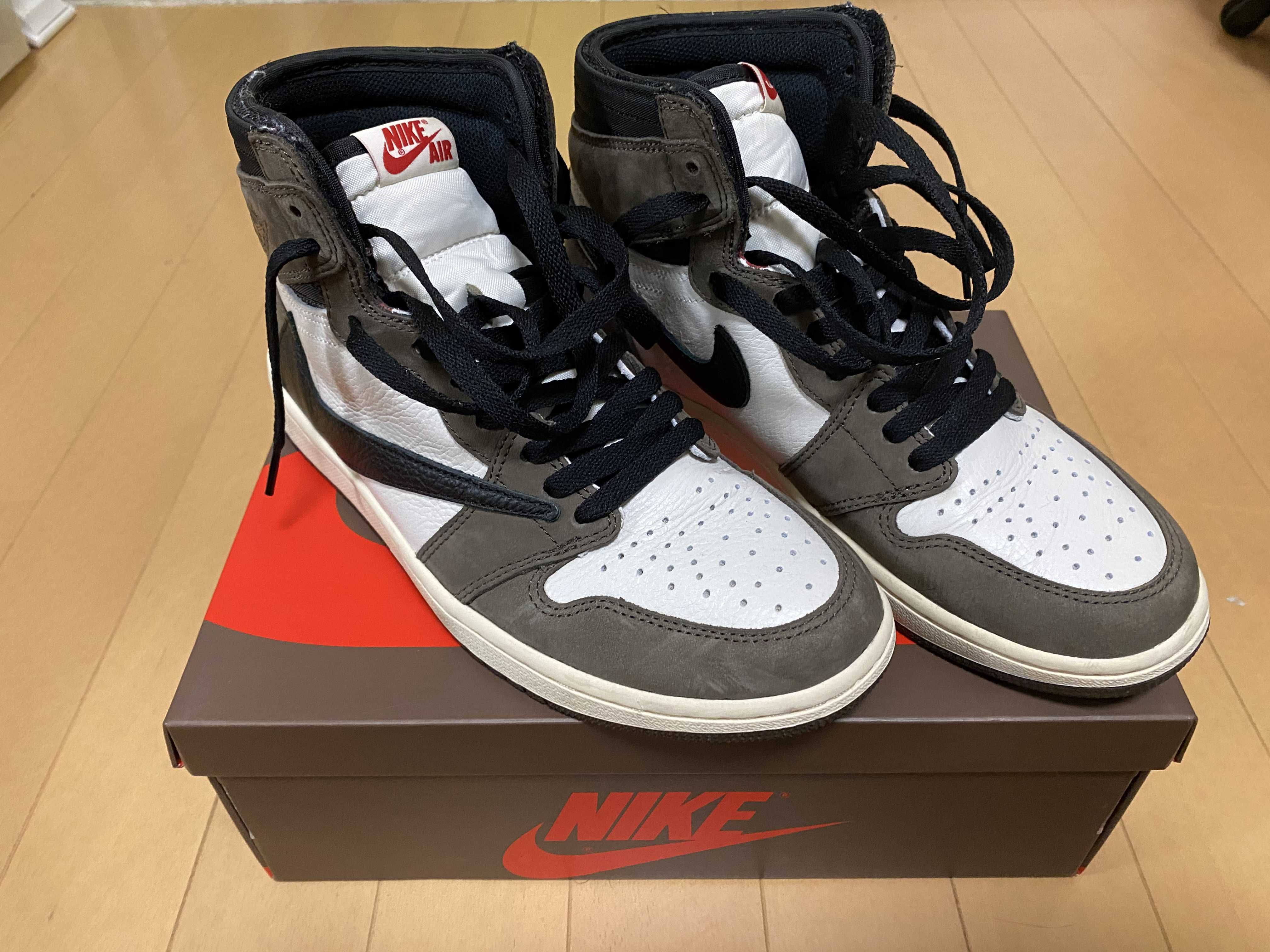 Travis Scott × Nike Air Jordan 1 Retro High OG TS SP "Sail/Dark Mocha"