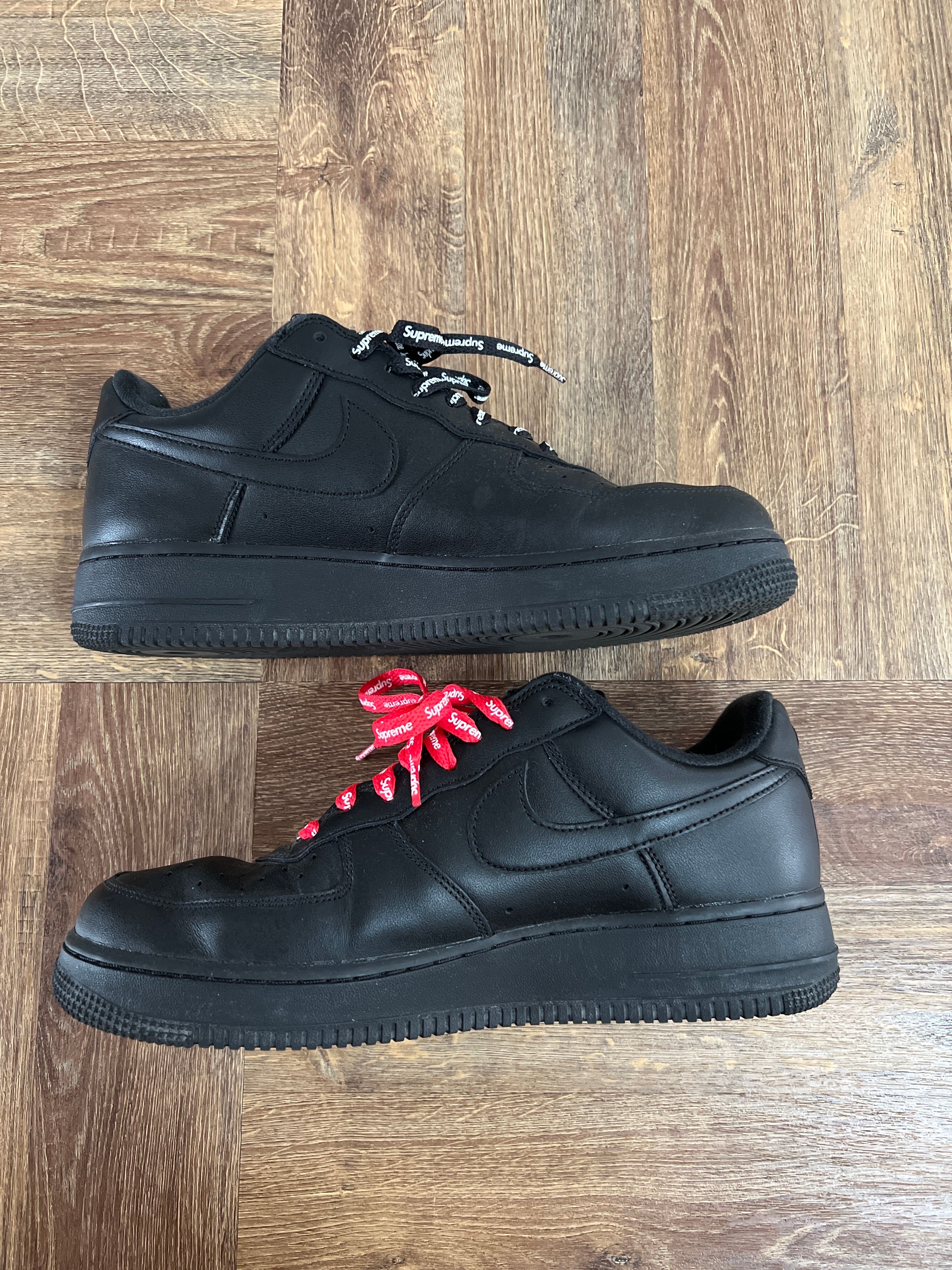 Supreme × Nike Air Force 1 Low "Black"