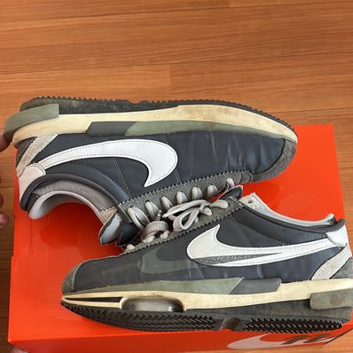 sacai × Nike Zoom Cortez "Iron Grey"