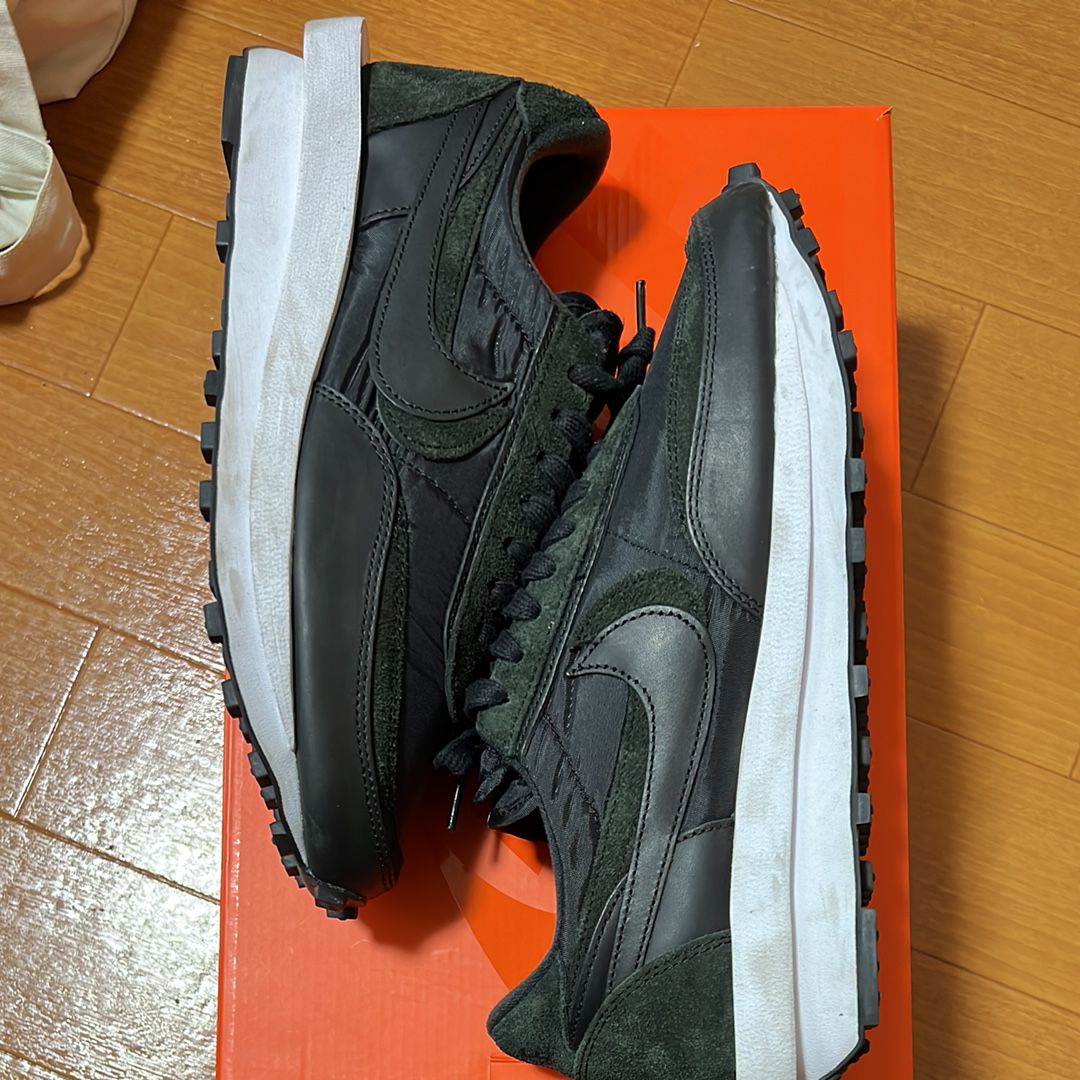 sacai × Nike LDV Waffle "Triple Black"