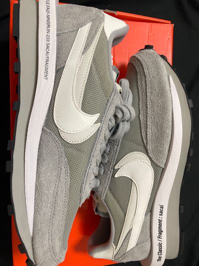 Fragment × sacai × Nike LD Waffle "Light Smoke Grey"