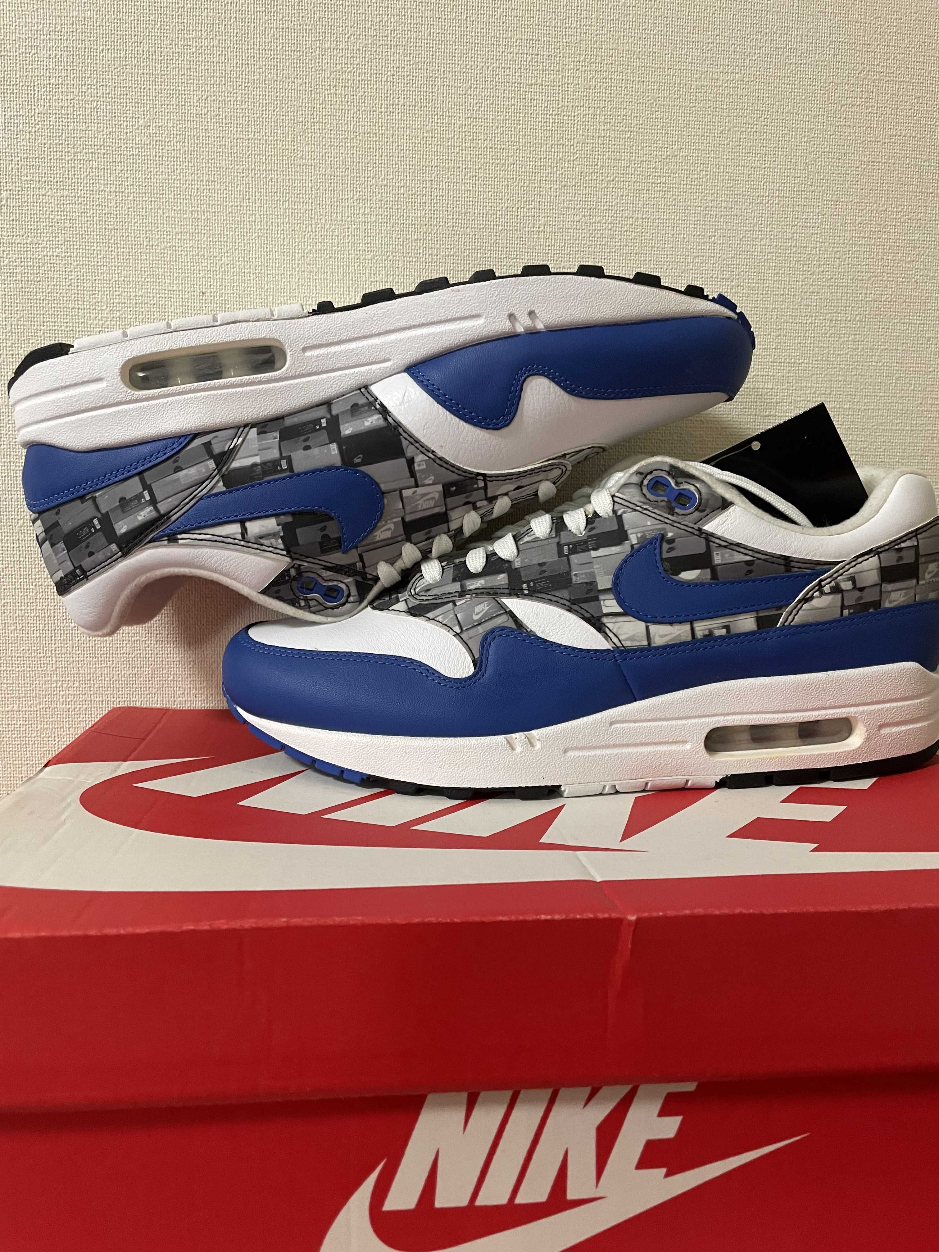 atmos × Nike Air Max 1 Blue "We Love Nike"
