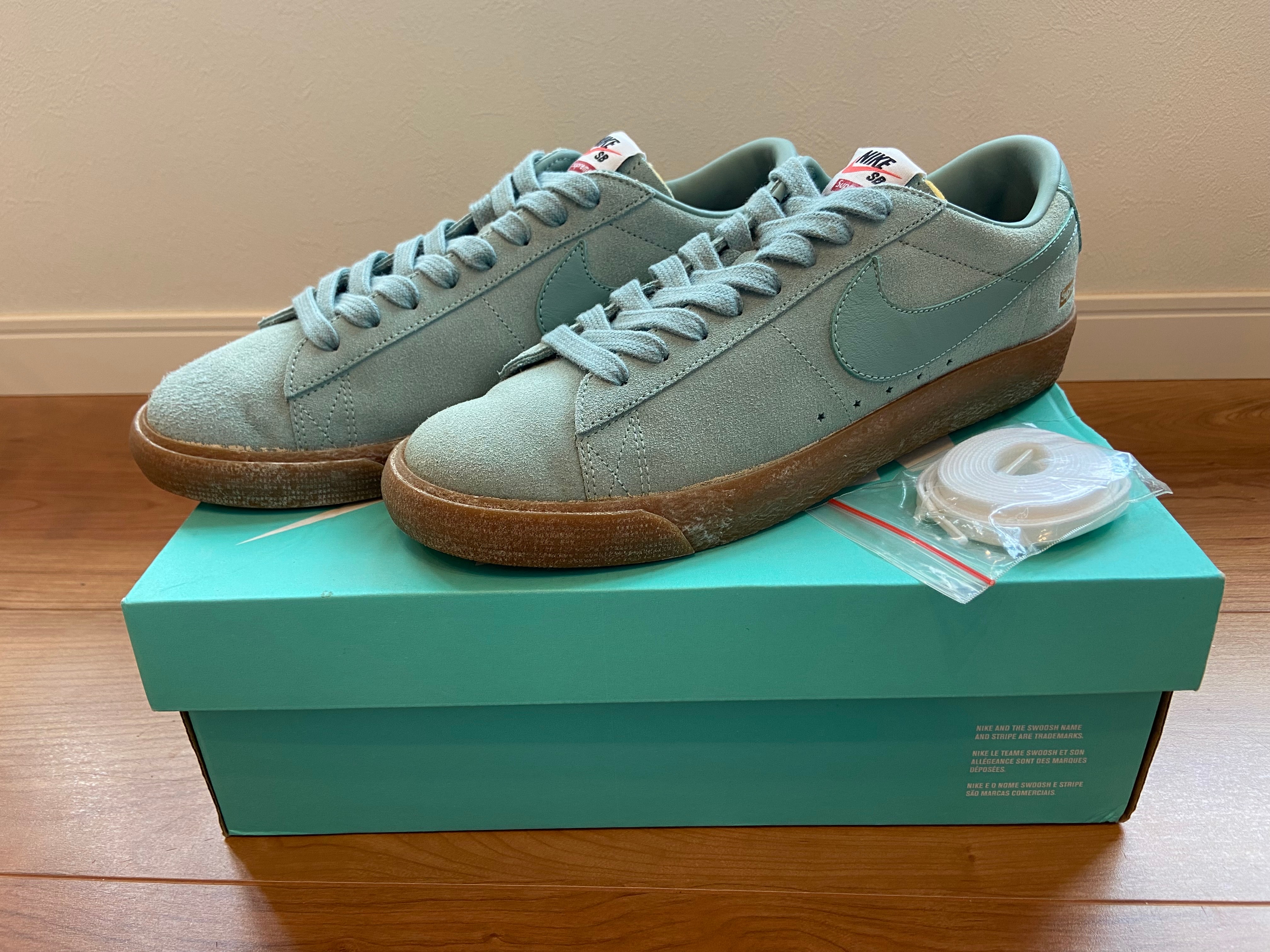 Supreme × Nike Blazer Low GT "Cannon/Cannon-Gum-Medium Brown"