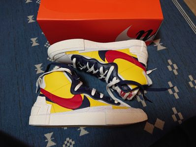 sacai × Nike Blazer Mid "Varsity Maize/Varsity Red"