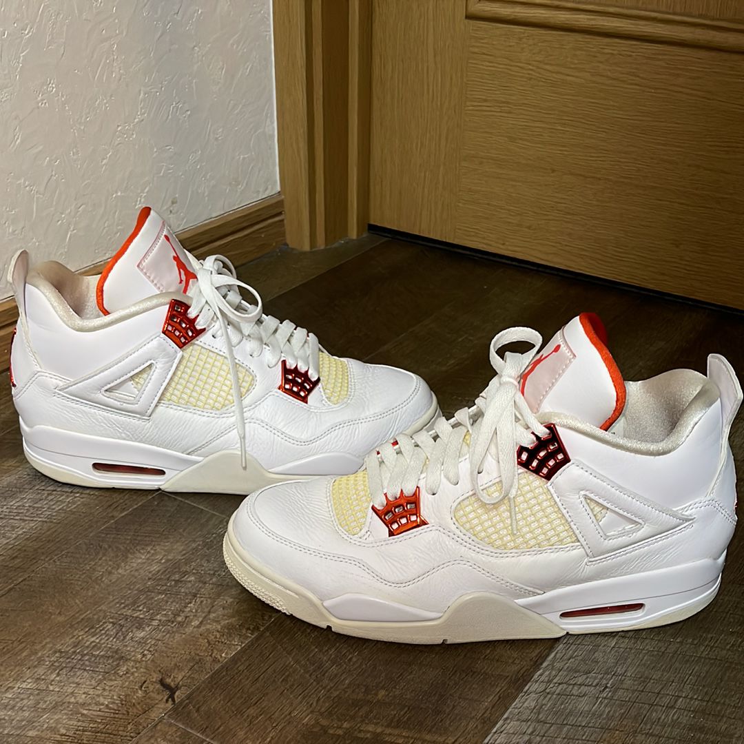 Nike Air Jordan 4 Retro "White/Team Orange"