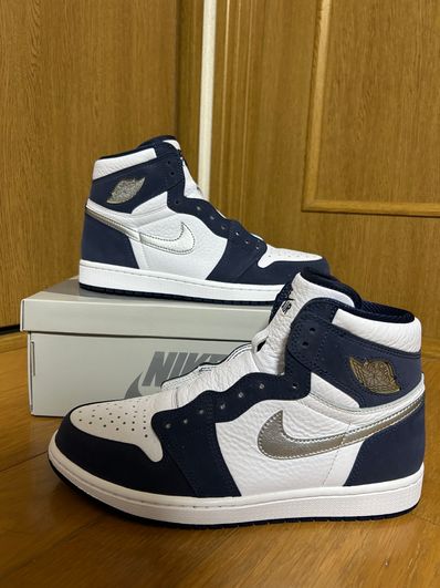 Nike Air Jordan 1 High OG CO.JP "White/Midnight Navy" (2020)(ブリーフケースなし)
