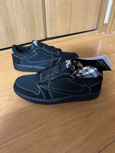 Travis Scott × Nike Air Jordan 1 Low OG SP "Black Phantom"