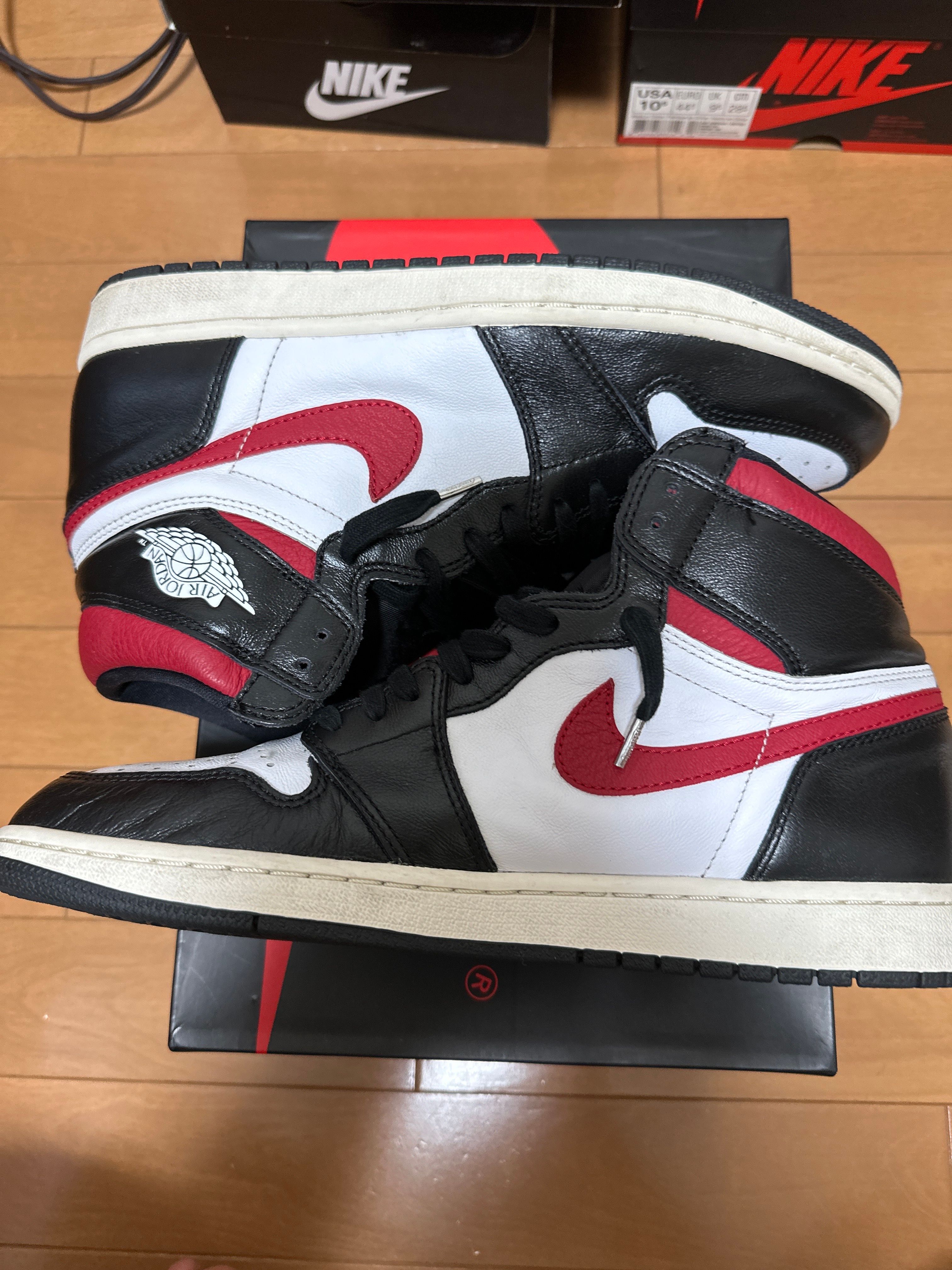 Nike Air Jordan 1 Retro High "Black/White/Sail/Gym Red"    