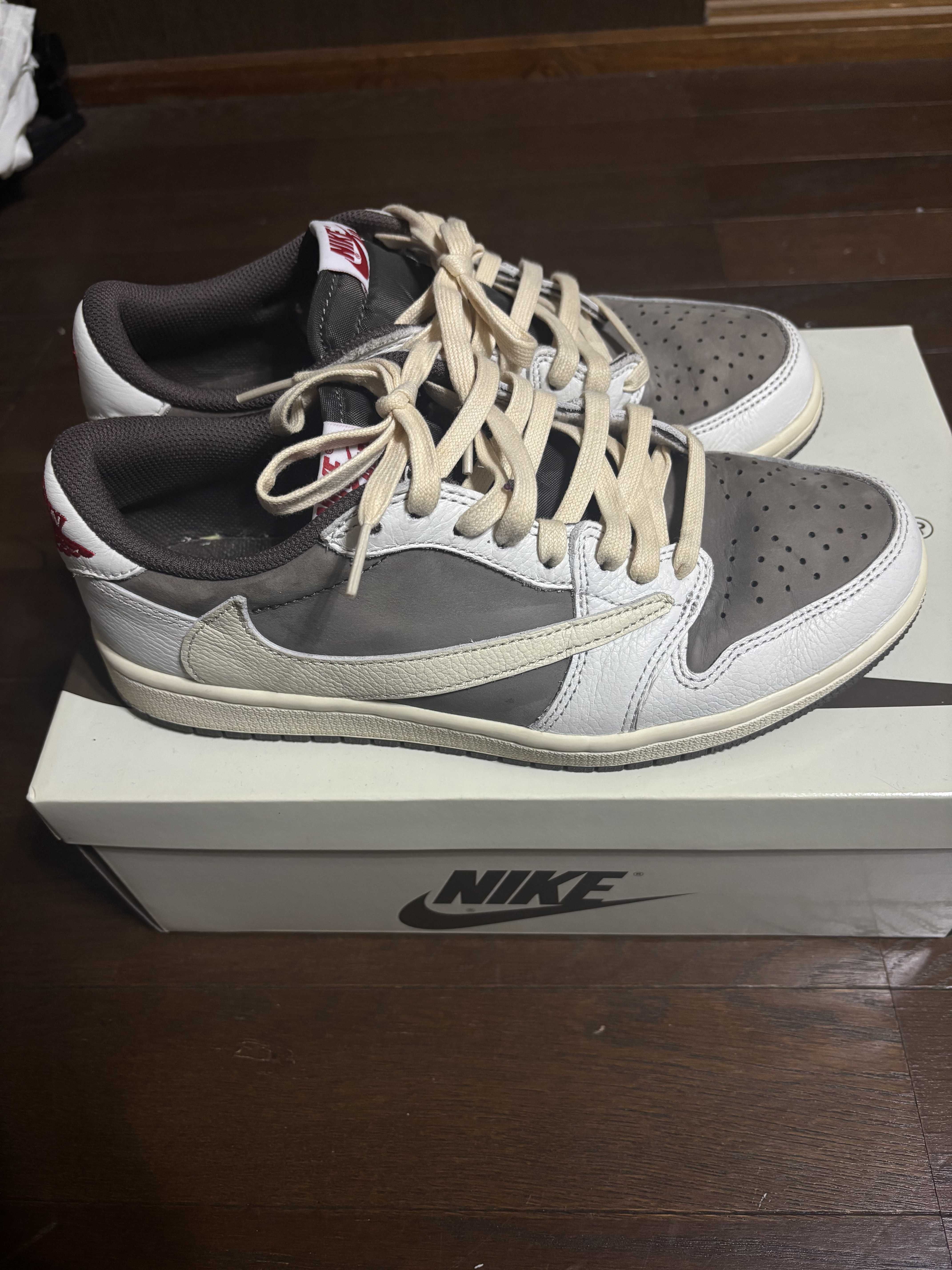 Travis Scott × Nike Air Jordan 1 Low OG SP "Reverse Mocha/Sail and Ridgerock"