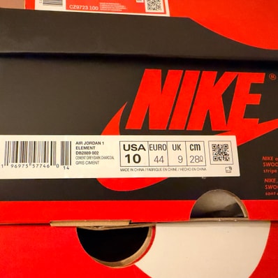 Nike Air Jordan 1 Element GORE-TEX "Black Cement"