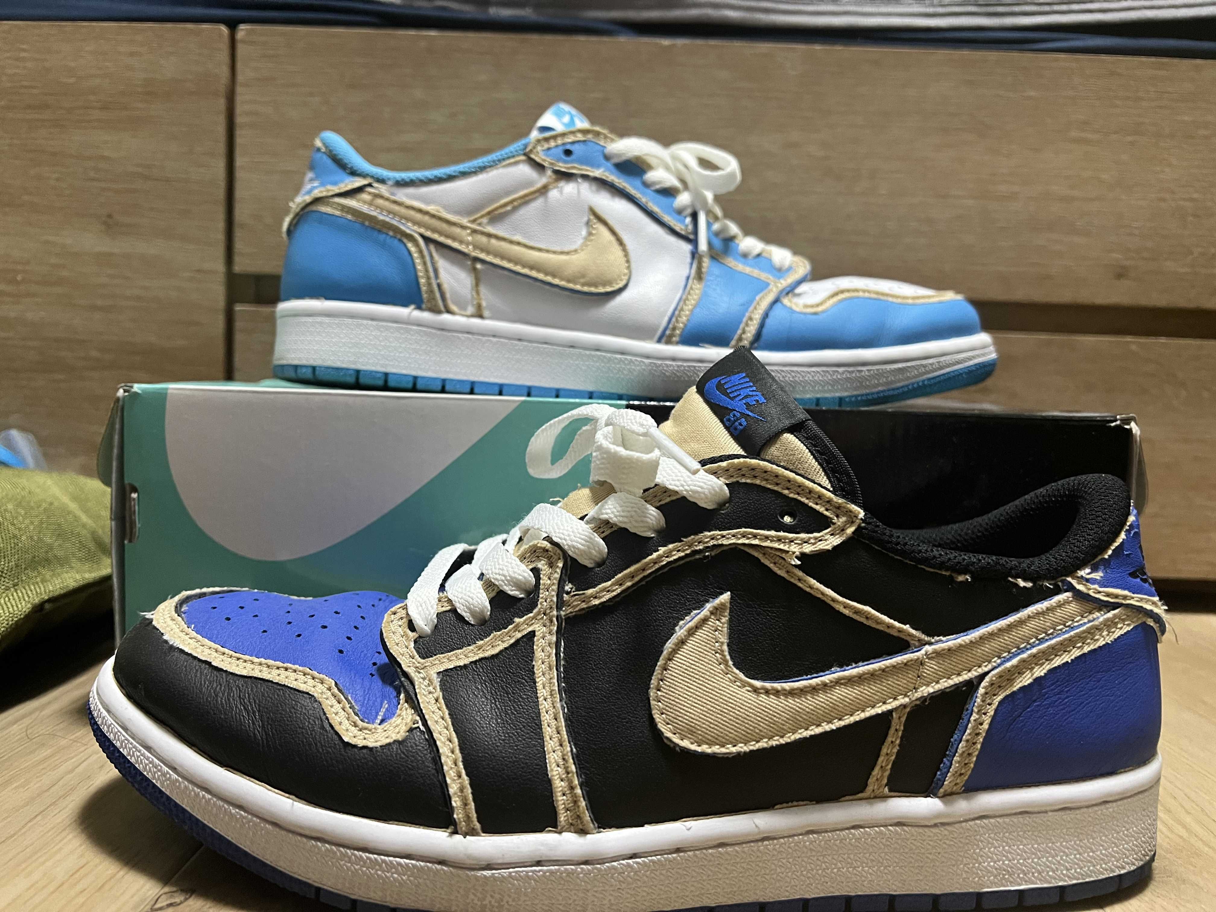 Nike SB Air Jordan 1 Low "Desert Ore/Royal Blue" 