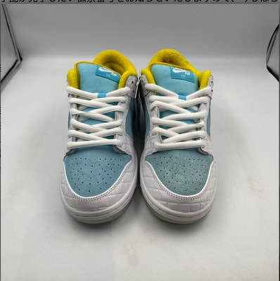 FTC × Nike SB Dunk Low "White/Blue"